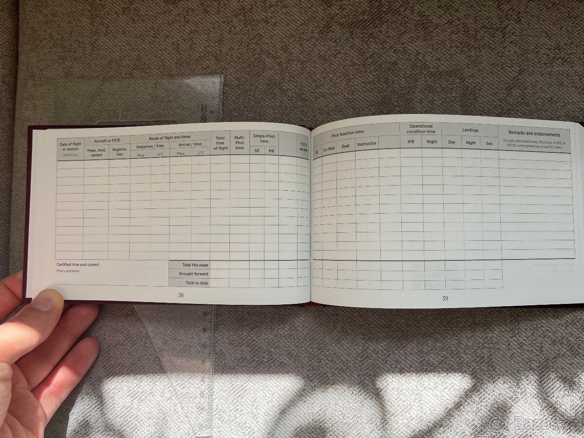 Pilot logbook, EASA, kompaktní - 5