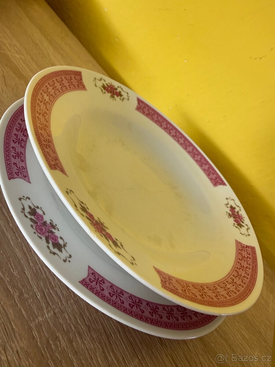 Retro talíře 6ks - 5