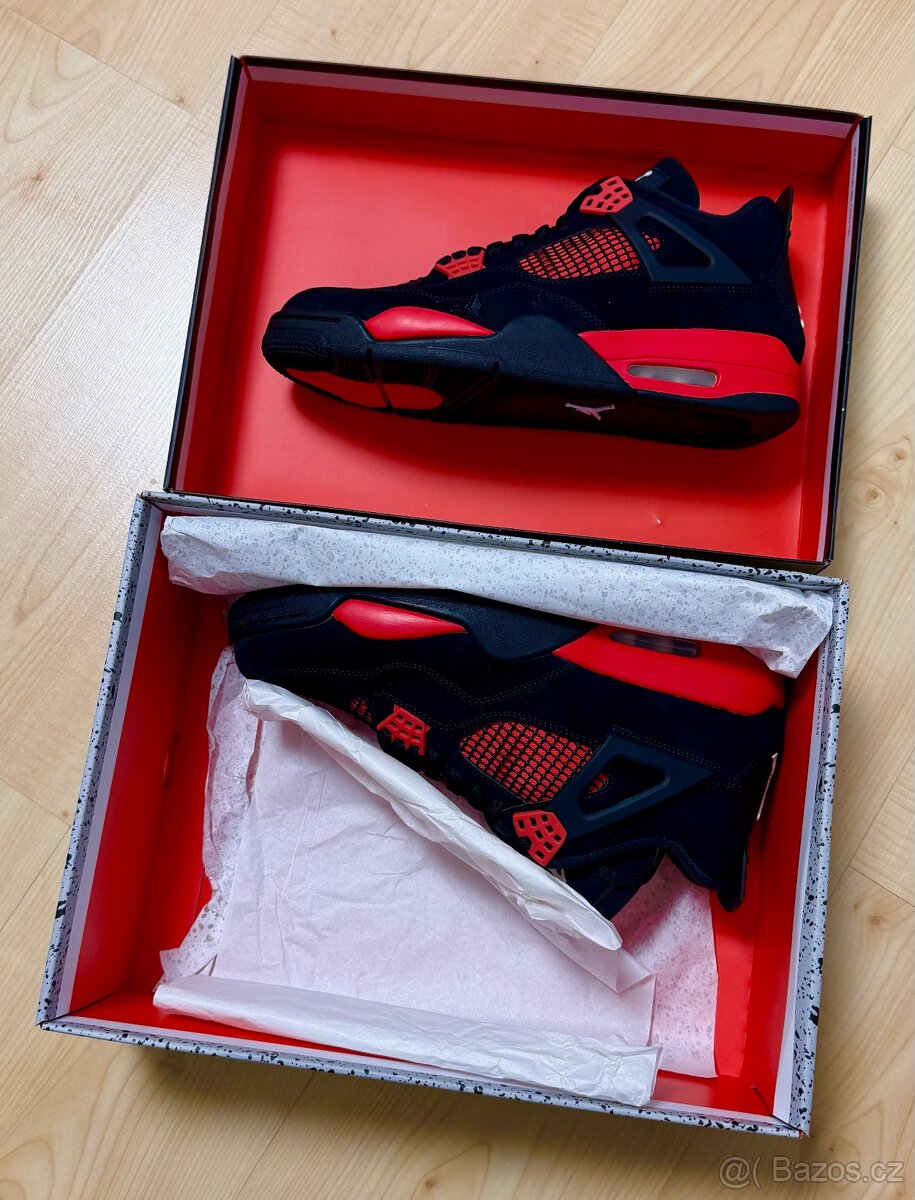 NOVÉ Nike Air Jordan 4 Retro Red Thunder - 5