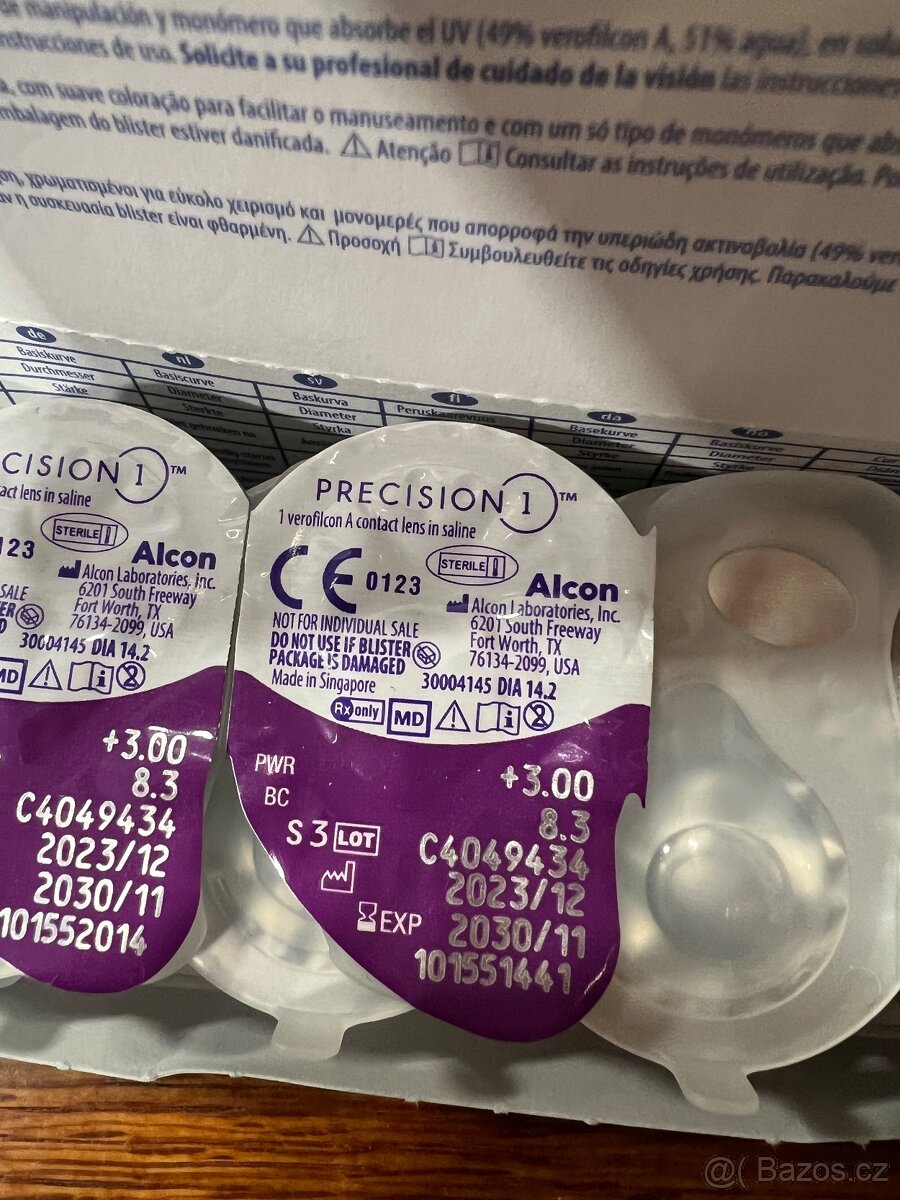 Precision 1 kontaktní čočky - 5
