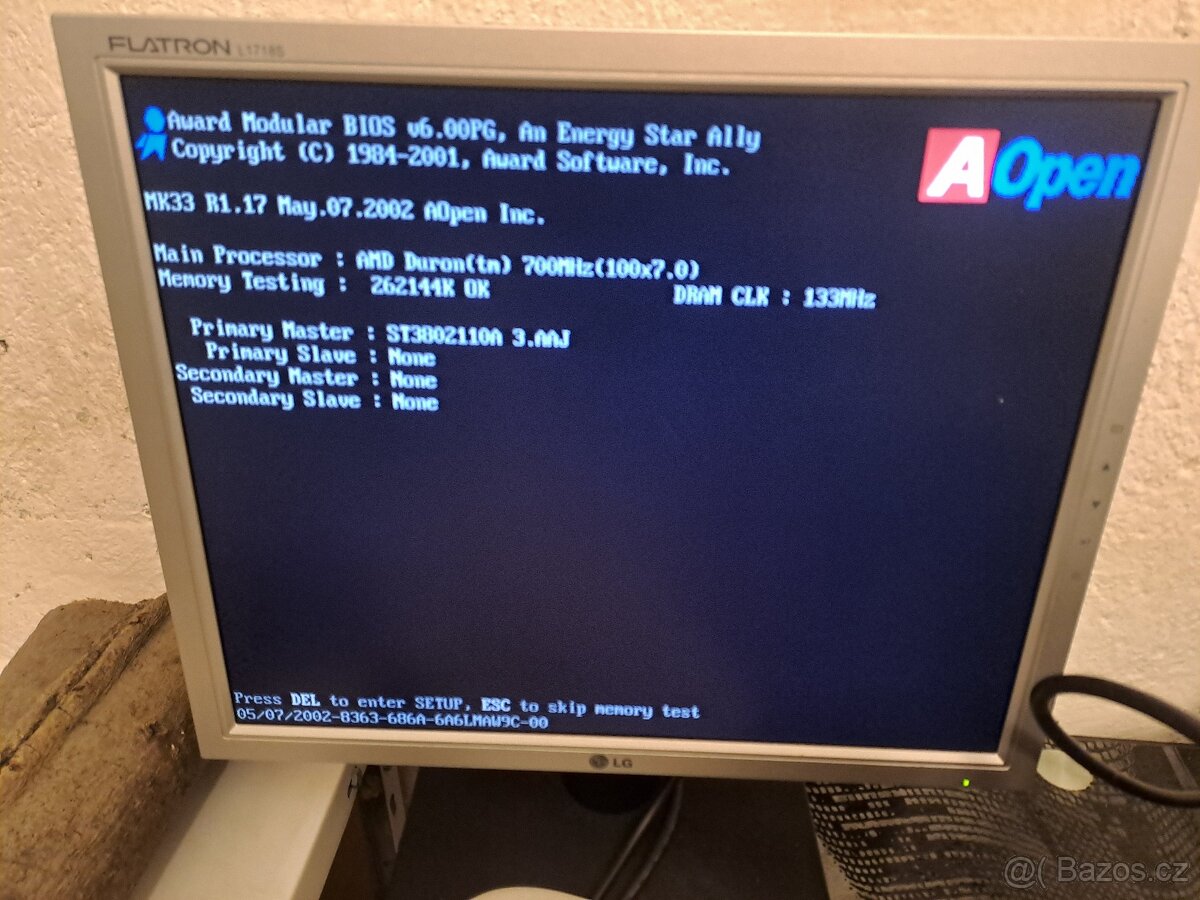 Prodám retro počítač na CPU Duron 700Mhz - 5