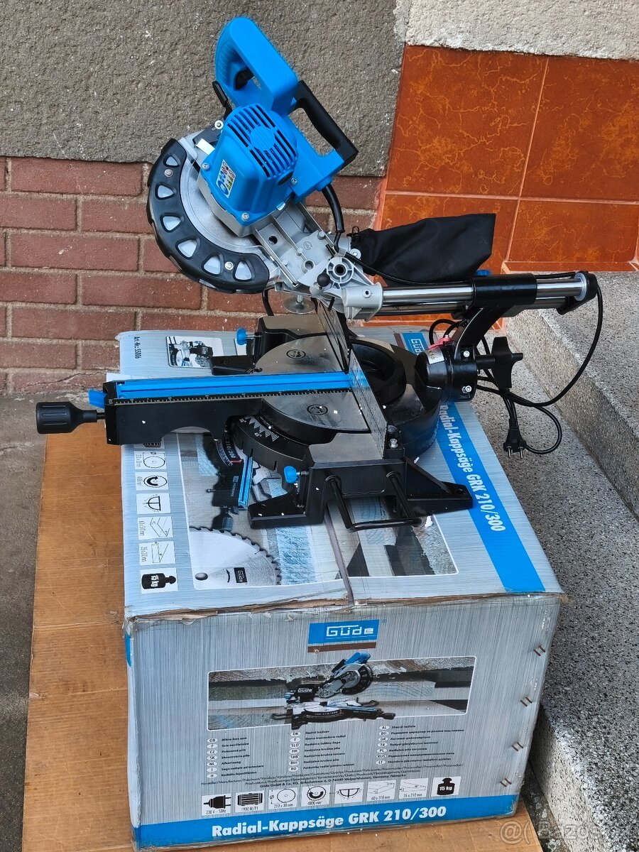 Prodám NEPOUŽITOU pokosovou pilu s posuvem GÜDE GRK 210/300 - 5