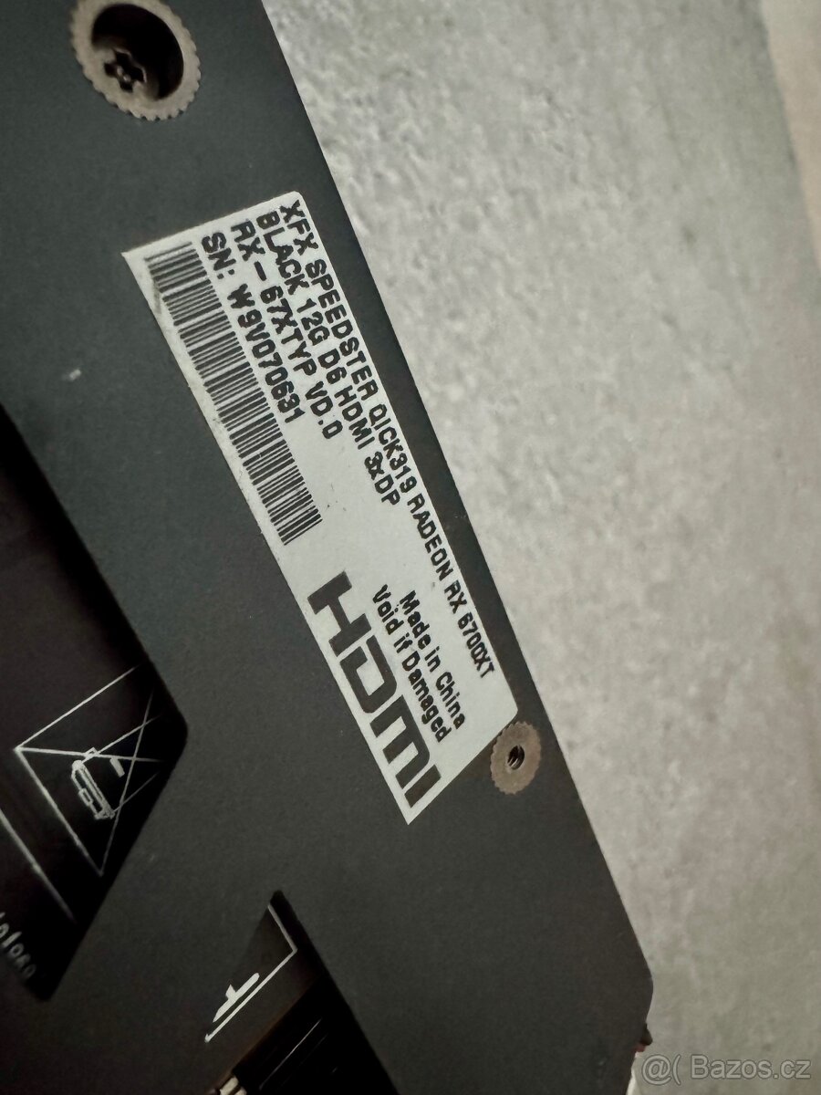 GPU RX 6700-XT 12GB + GTX 1060 ROG STRIX 6GB - 5