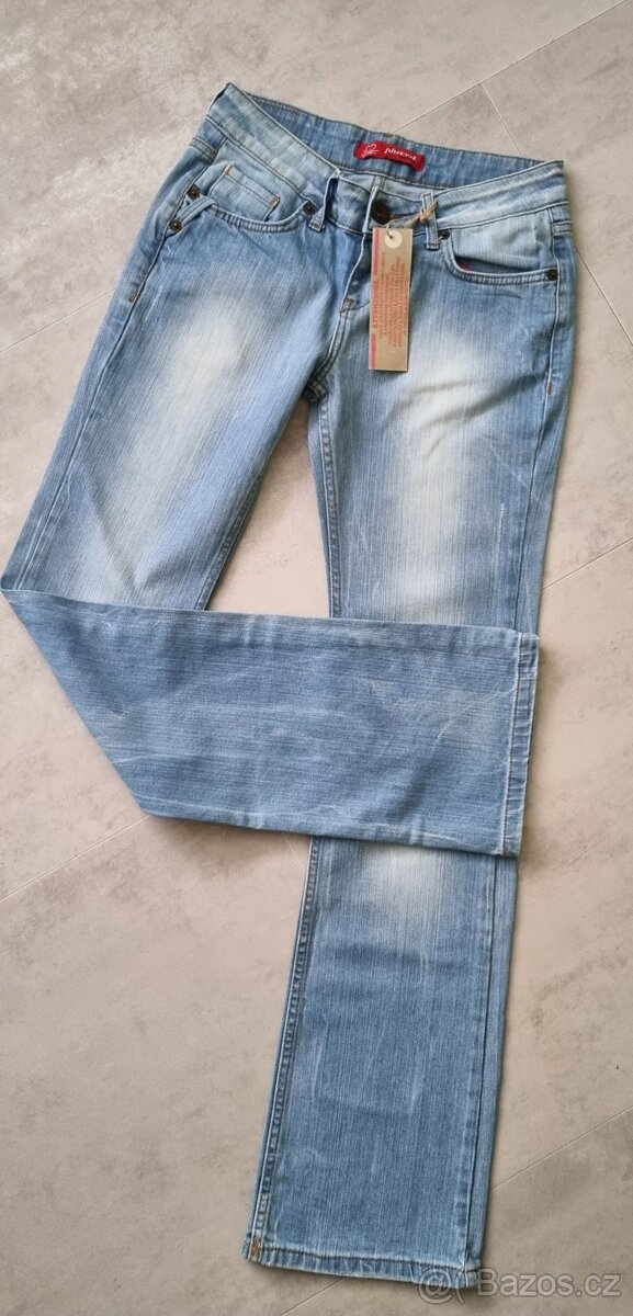 Světlemodré dámské džíny Phard - 5