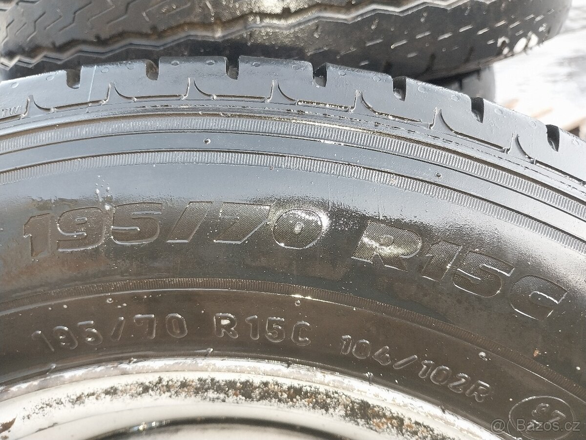 Mercedes Vito 15" , disky + Pirelli 195/70R15C - 5