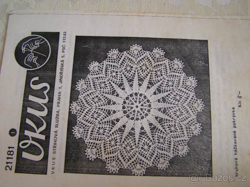 Návody na ručně háčkovné dečky, 10ks - 5