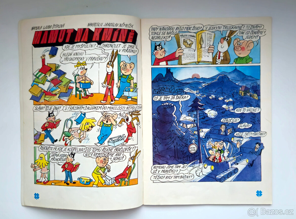 Čtyřlístek č. 126 - Mamut na kmíně - Original - 5