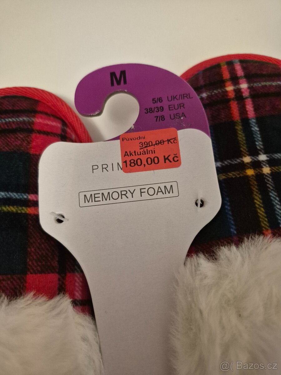 Nové dámské pantofle, velikost 38-39 - 5