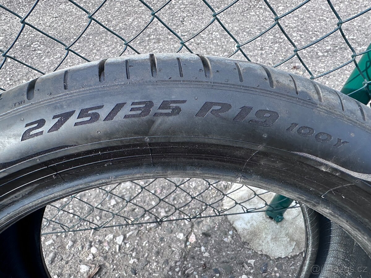 Pirelli P Zero 2ks 275/35/19 a 2ks 245/40/19 - letni - 5