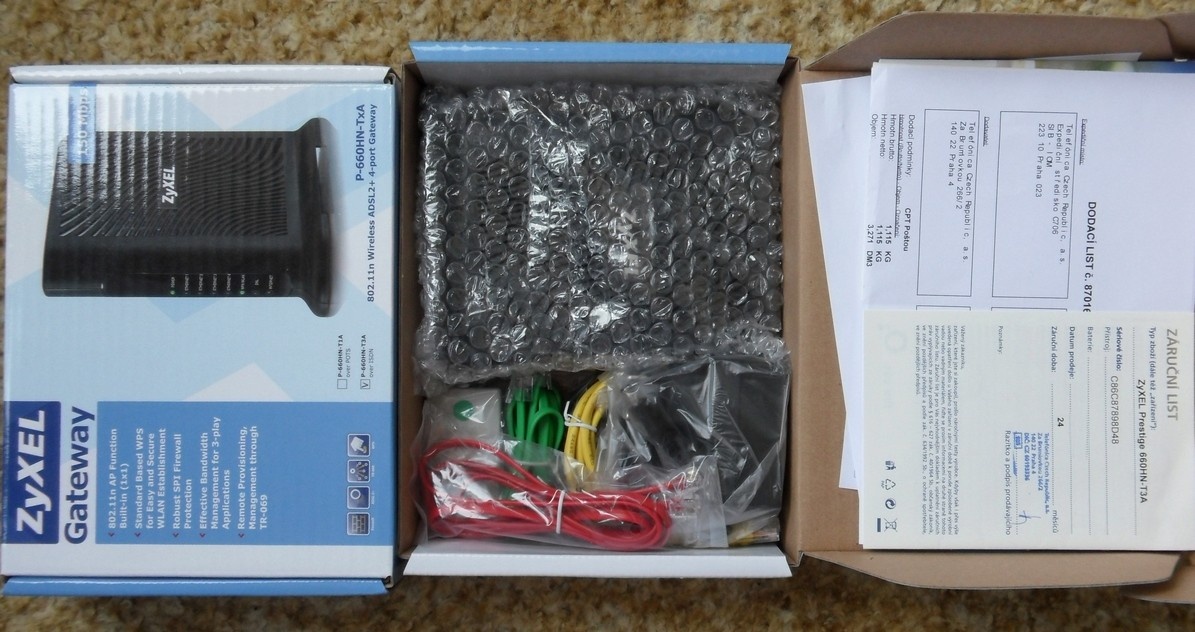 Modem / router Zyxel P-660HN-T3A - 5