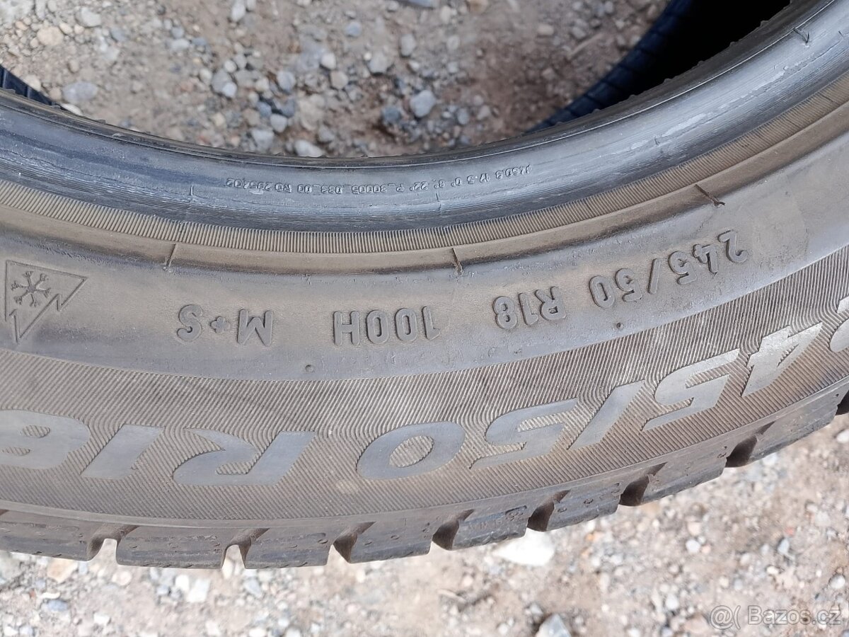 245/50/18 100h Pirelli - zimní pneu 4ks RunFlat - 5