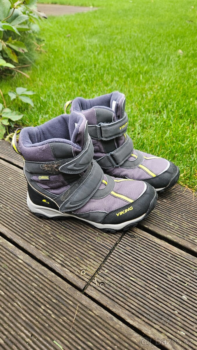 Zimní boty viking s Gore-Texem velikost 35 - 5