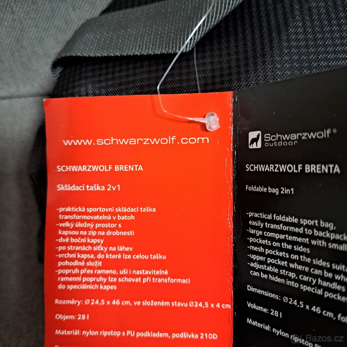 Sportovní taška/batoh 2v1 Nová - 5