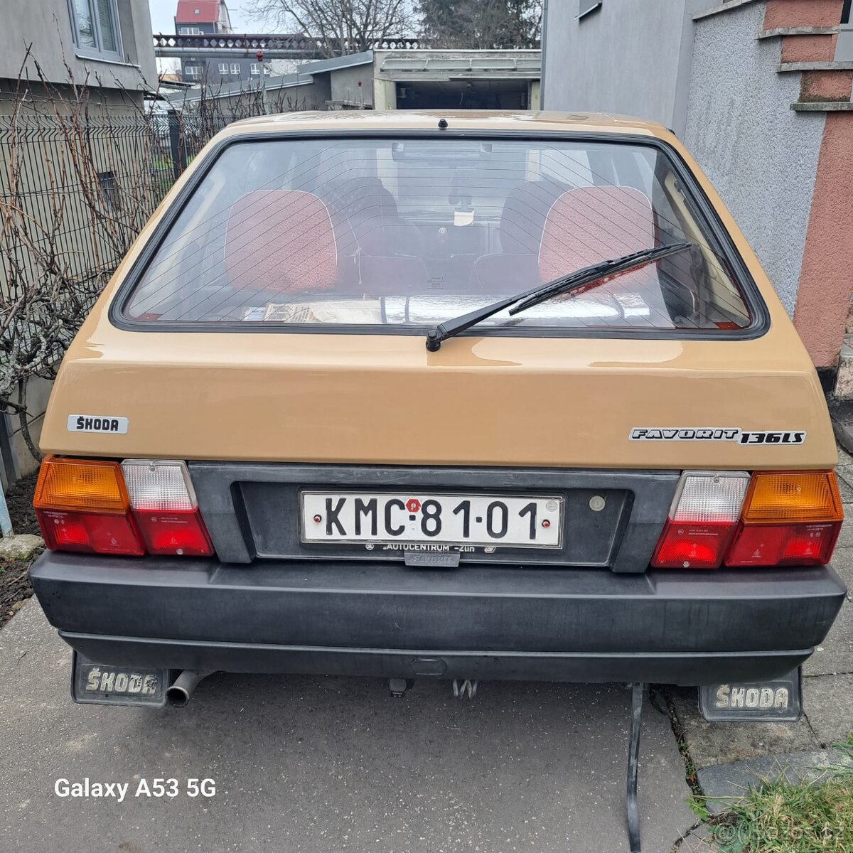 Škoda Favorit 136LS - pouze 29 000 km – TOP stav - 5