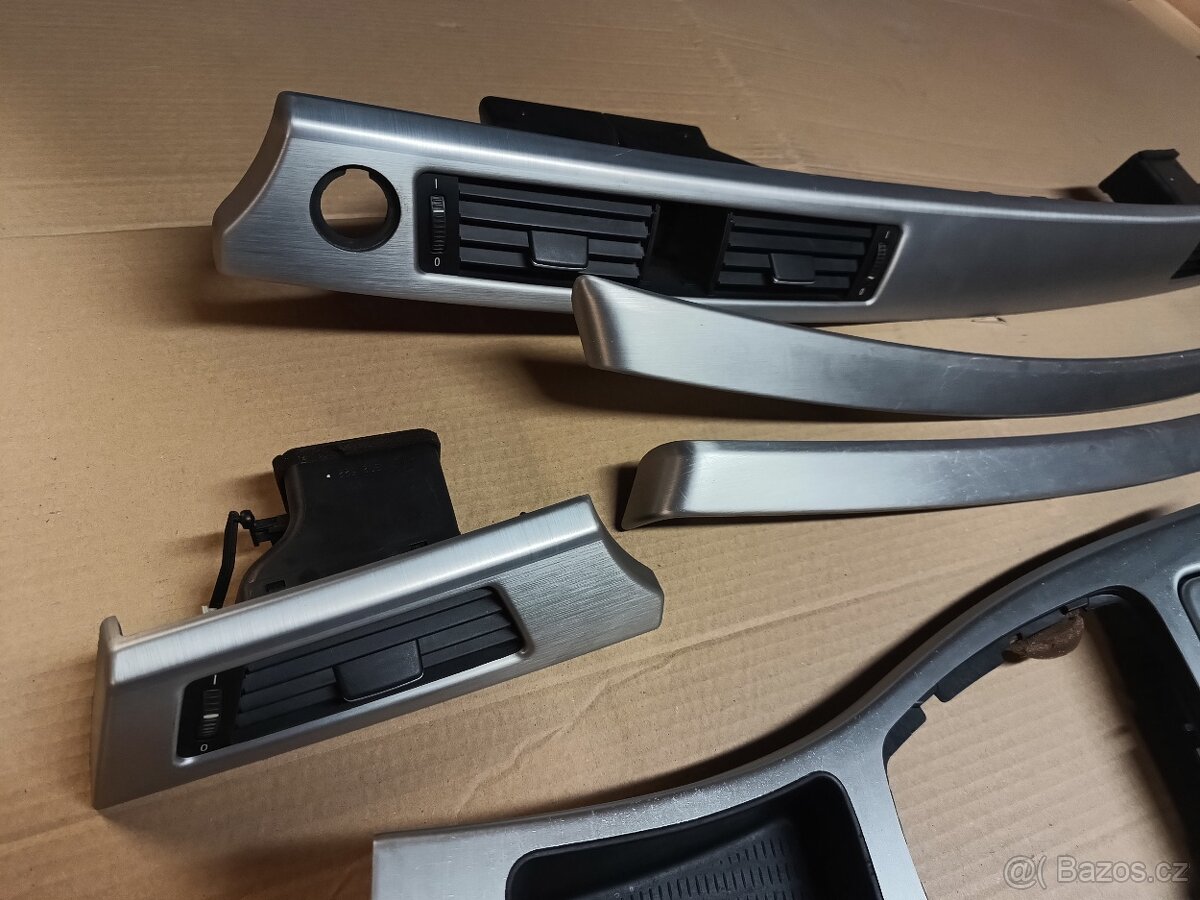 interiér dekor lišty pro Bmw e91 a e90 - kartáčovaný hliník - 5