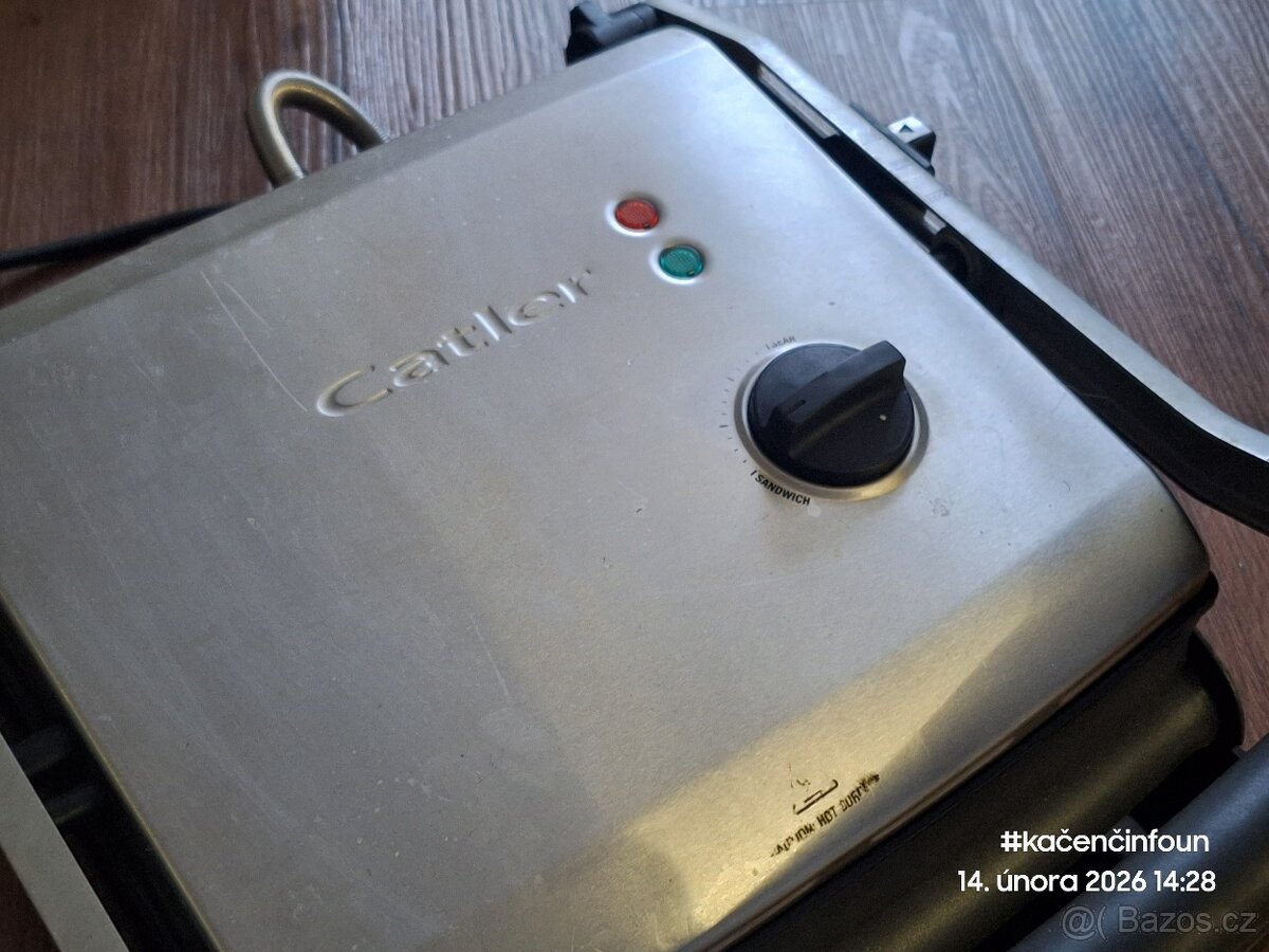 Elektrický kontaktní gril Catler - 5