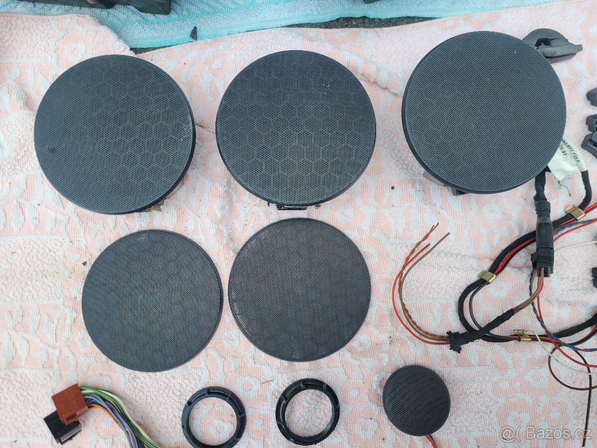 Audi 80 Avant zadní repro + kabely - 5