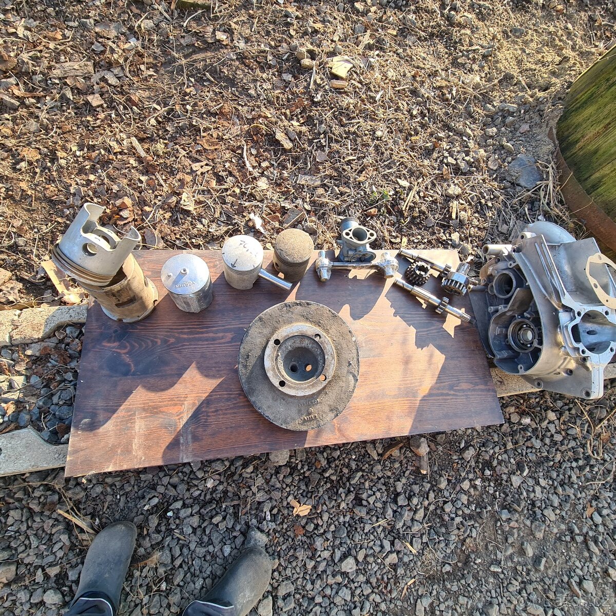 Soutěžní motor jawa EVROPAN 575 díly - jawa 350 jednoválec - 5