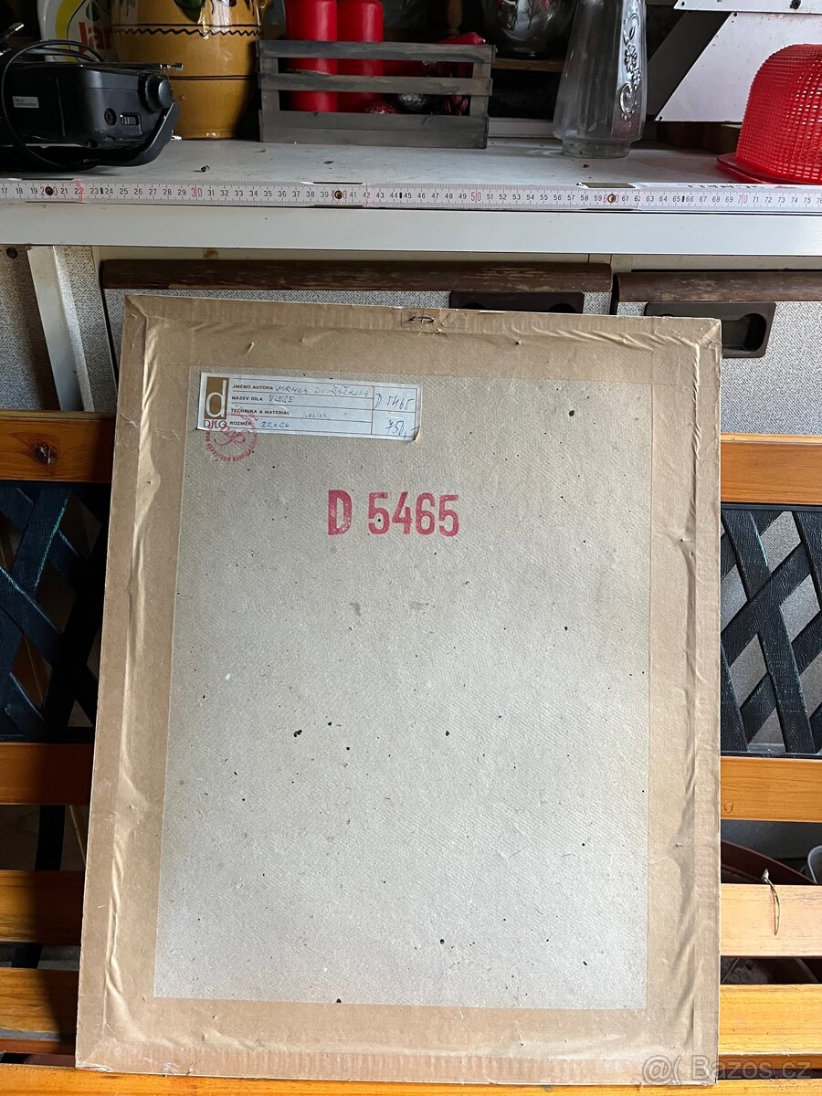 Originál malba obraz Varmila Dušáčková – "V LESE" - 5