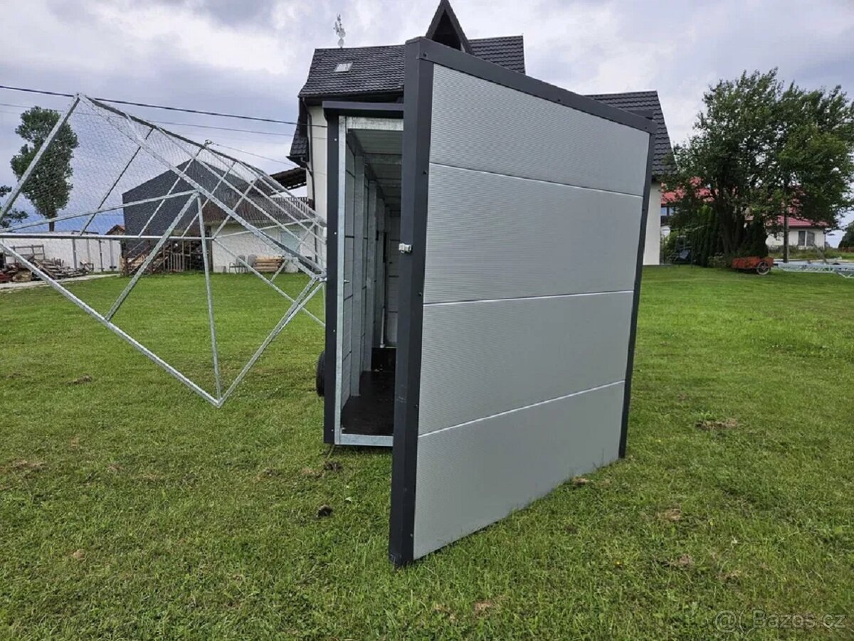 Mobilní kurník zateplený 4x2,1x2m - 5