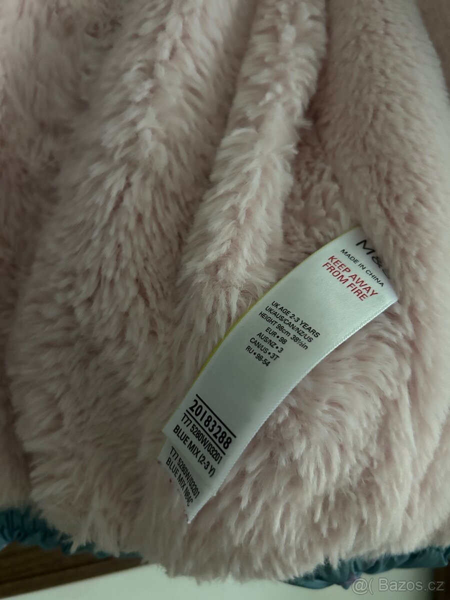 Dívčí zimní bunda zn.M&S - 5