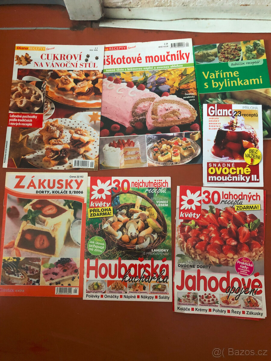 Různé časopisy receptů - 5