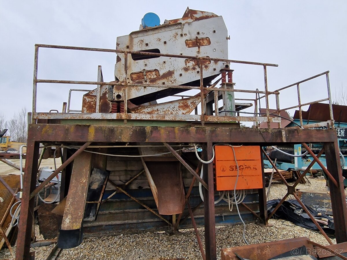 Trojsitný triedič štrko - pieskov (triedička) - 5