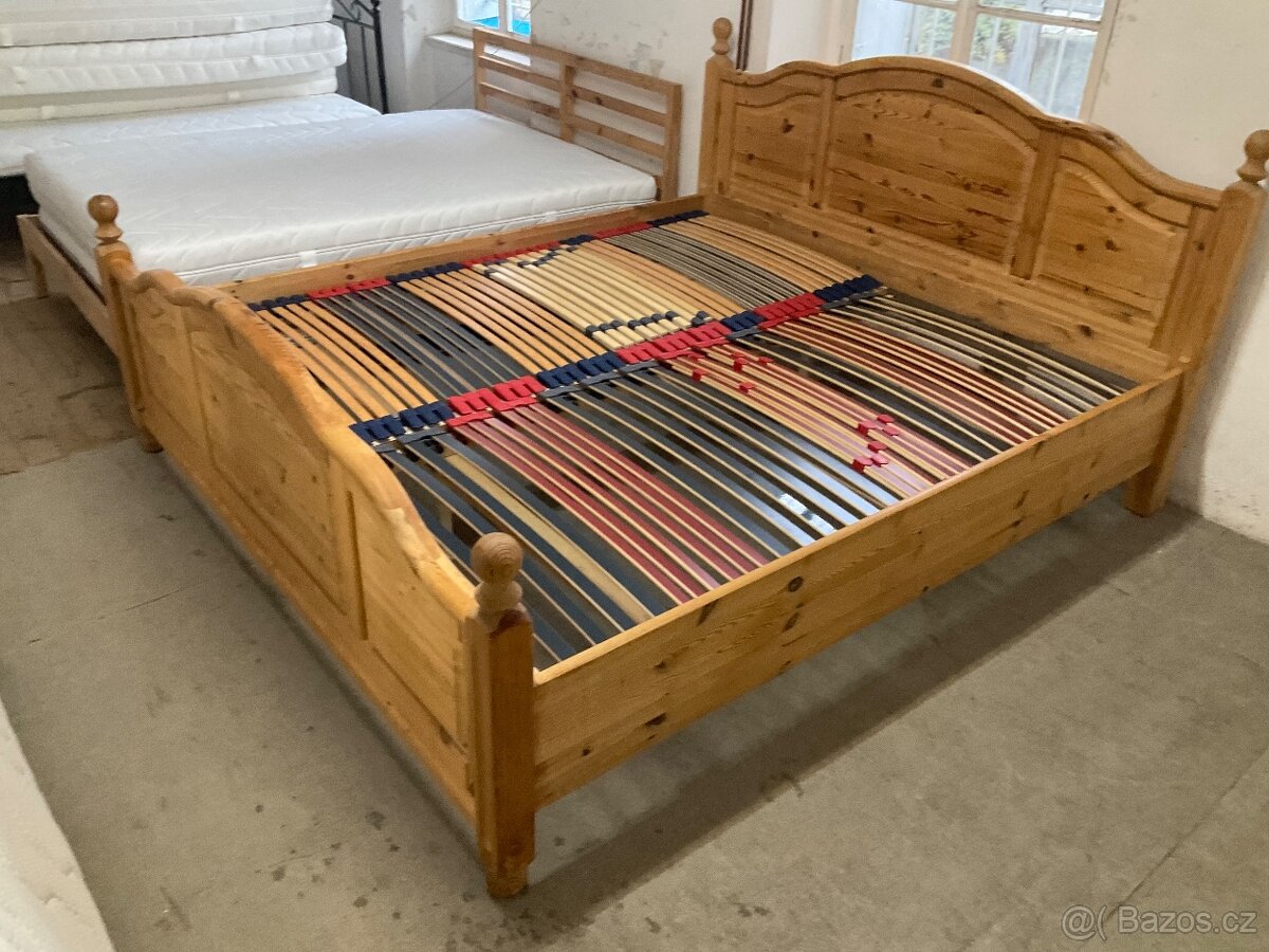 Velká ložnice voskované borovice Masiv - 5