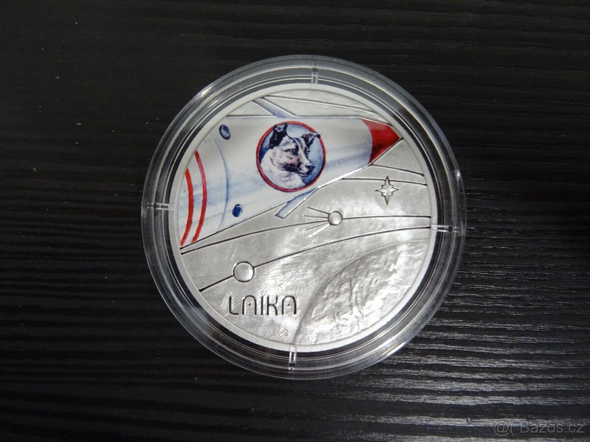 Stříbrná mince Mléčná dráha - První tvor na oběžné dráze - 5