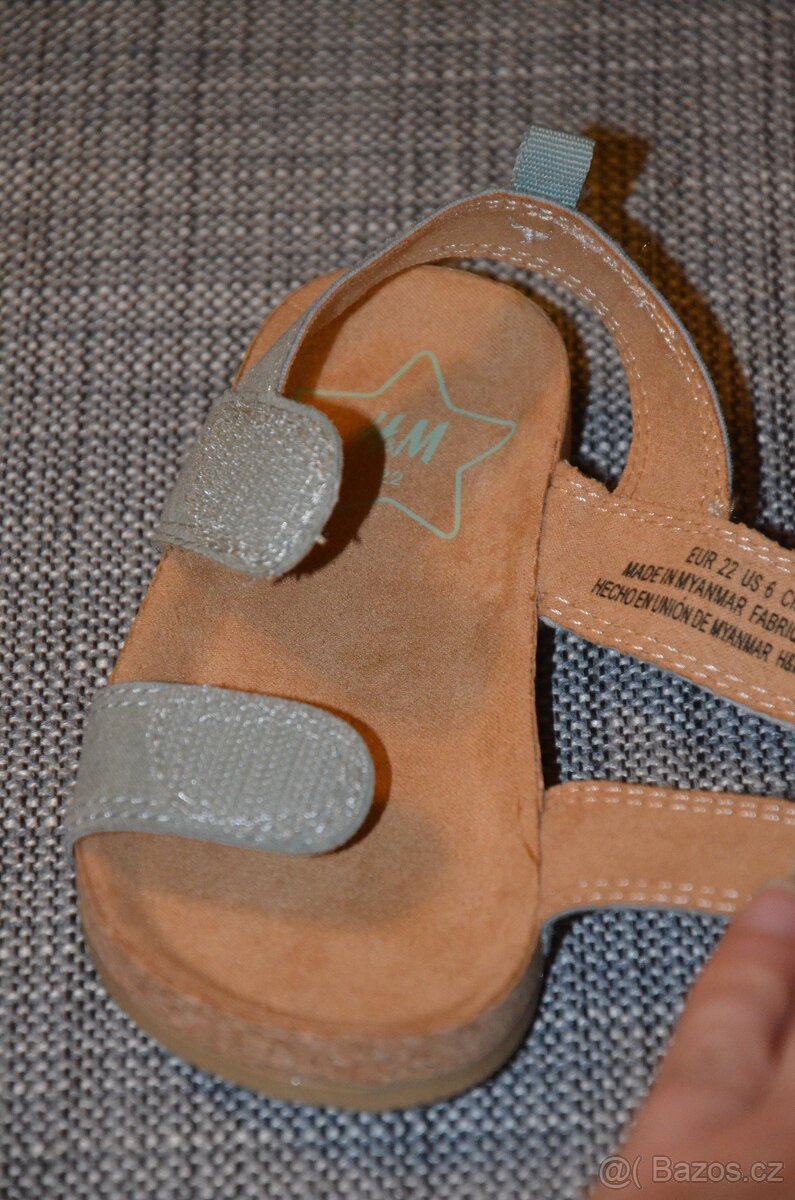 Dětské sandálky vel.22 - zcela nové, nenošené - 5