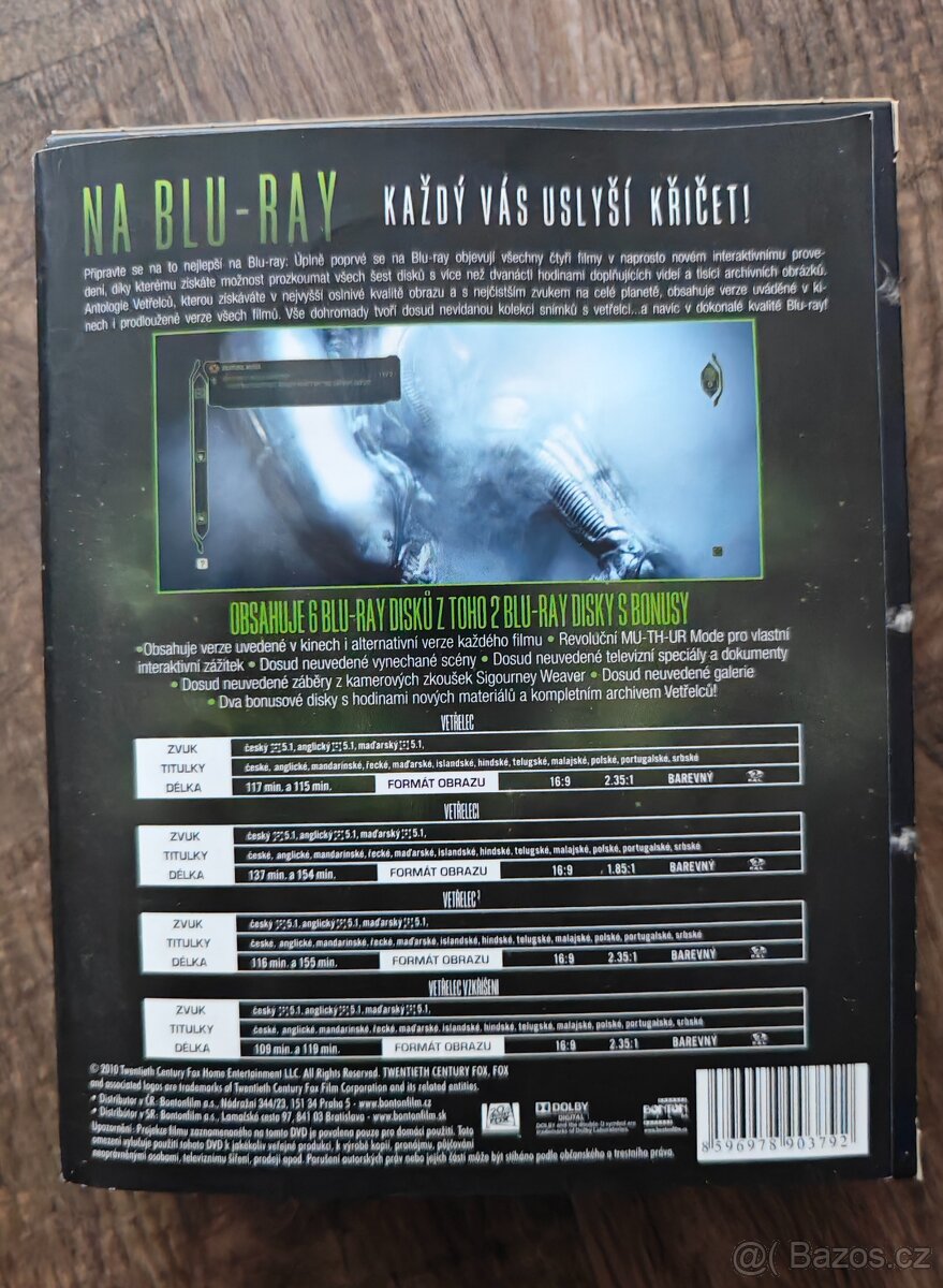 Vetřelec - Alien Anthology (6x blu-ray) - 5
