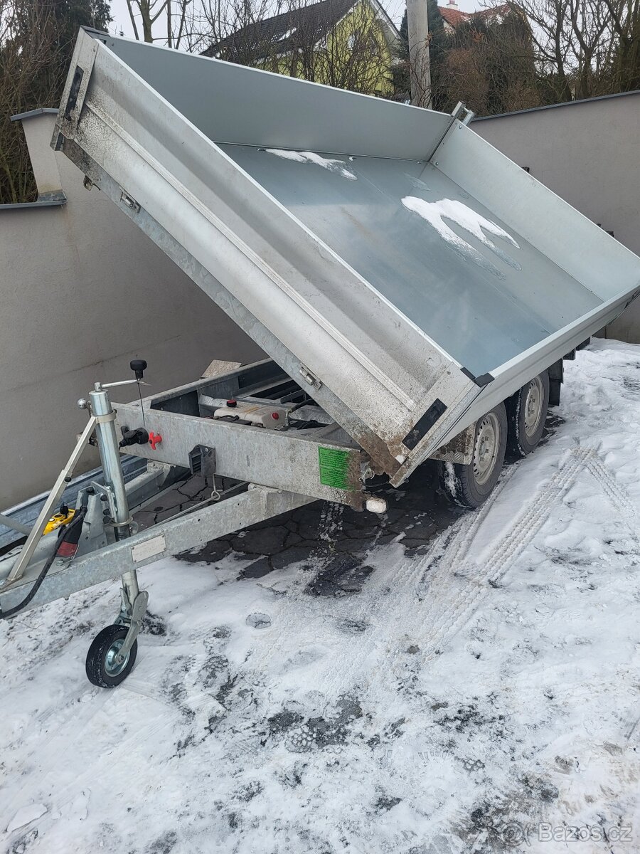 Třístranný sklápěcí přívěs - 5
