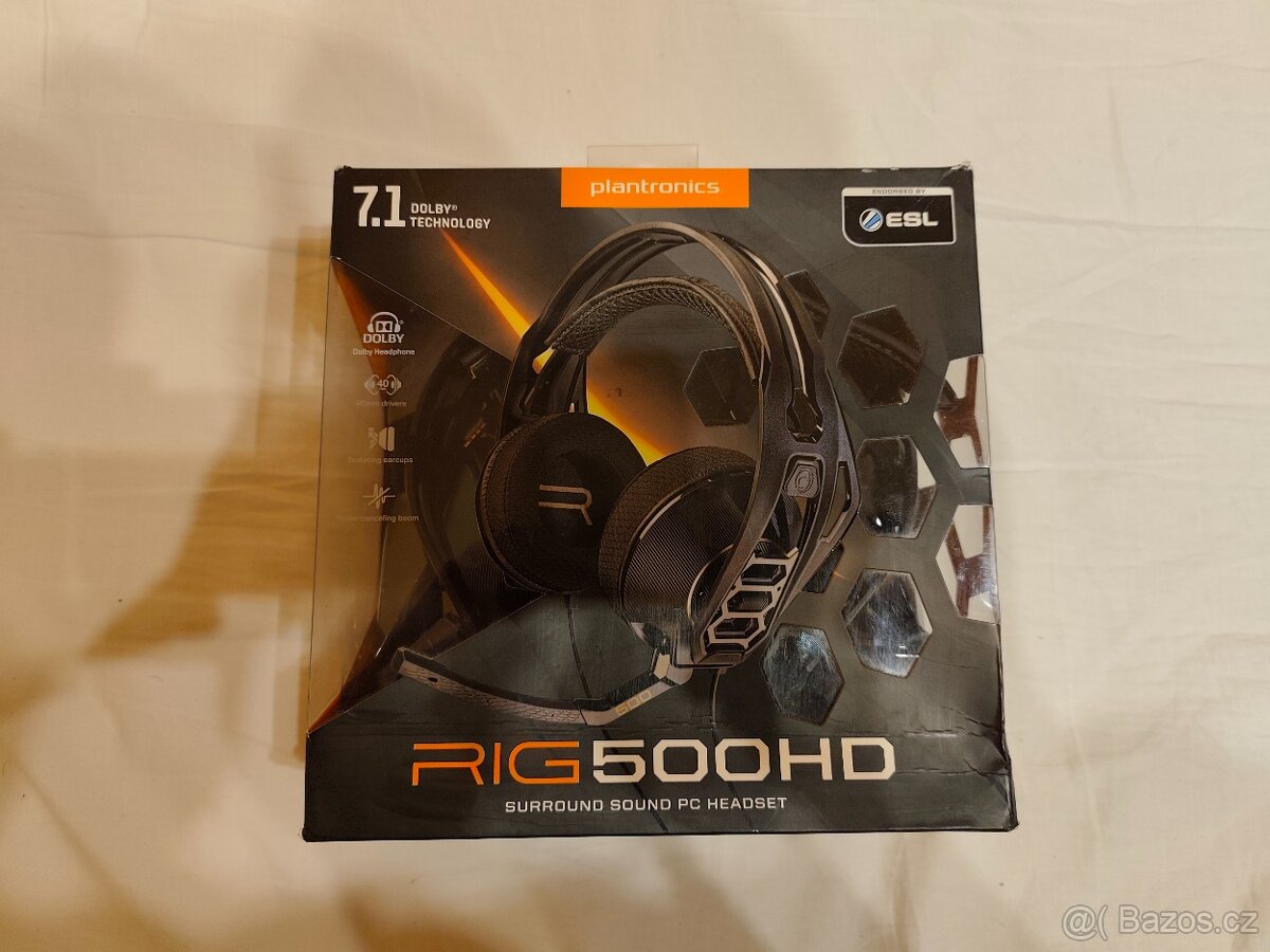 Headset / Sluchátka 7.1 Plantronics RIG 500HD - 5