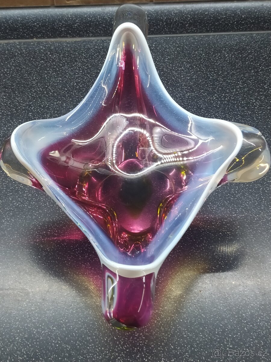 Mísa po mamince - hutní sklo - 5