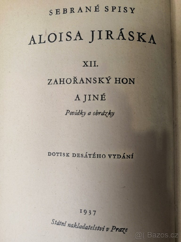 Němcová, Jirásek, Dva světy, Žena válečnho slepce. - 5