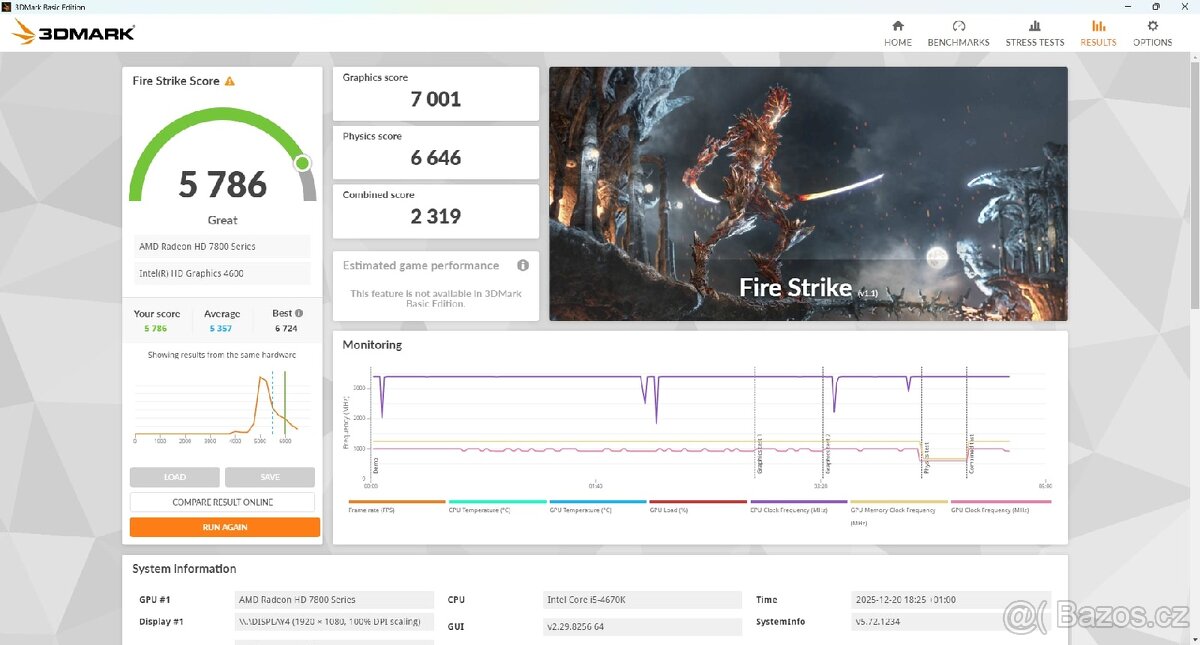 HERNÍ PC i5-4670K / XFX Radeon 2GB / 16GB RAM / SSD+1TB - 5