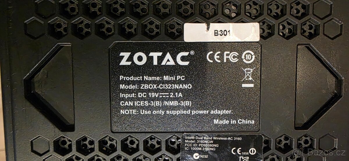 Mini PC Zotac WIN 11, 2GB RAM, 128GB disk, wifi, hdmi, usb - 5