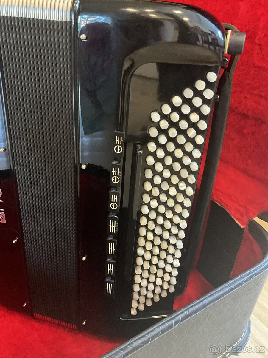 Pigini knoflíkový akordeon C-griff Super Compact - 5