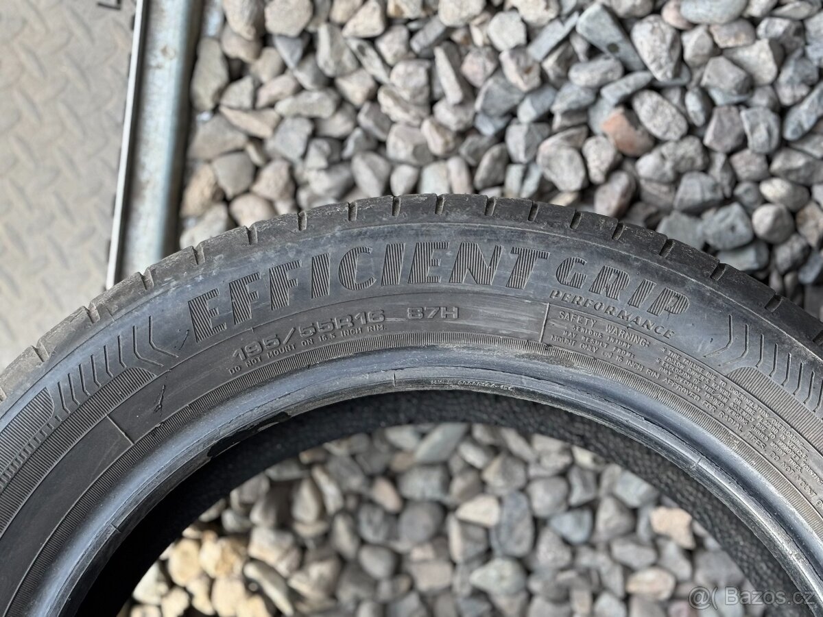 195/55/16 - Goodyear letní pár pneu - 5