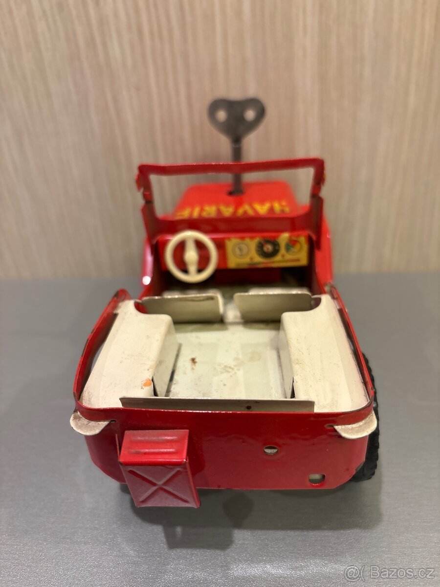 Staré funkční autíčko - JEEP - 5