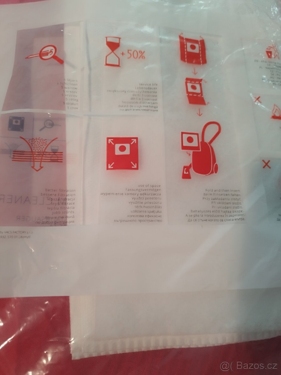 Sáčky do vysavače Electrolux Air Max Green ZAMG 6200 4 kusy - 5