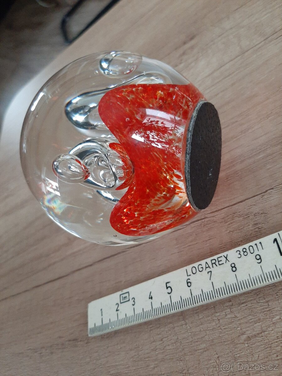 Retro sklenené težítka 2Ks - 5