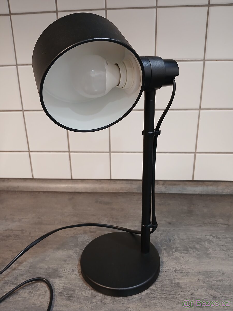 Stolní černá lampička - 5
