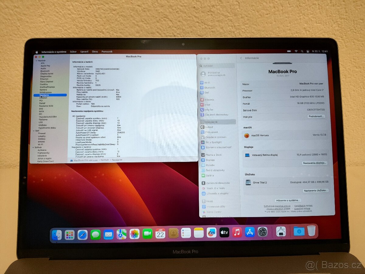 MacBook Pro 2017 i7 | 16GB | 512GB SSD - 5