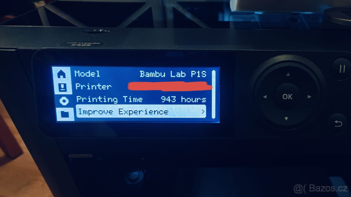 3D tiskárna Bambu Lab P1S + BMCU (AMS) - 5