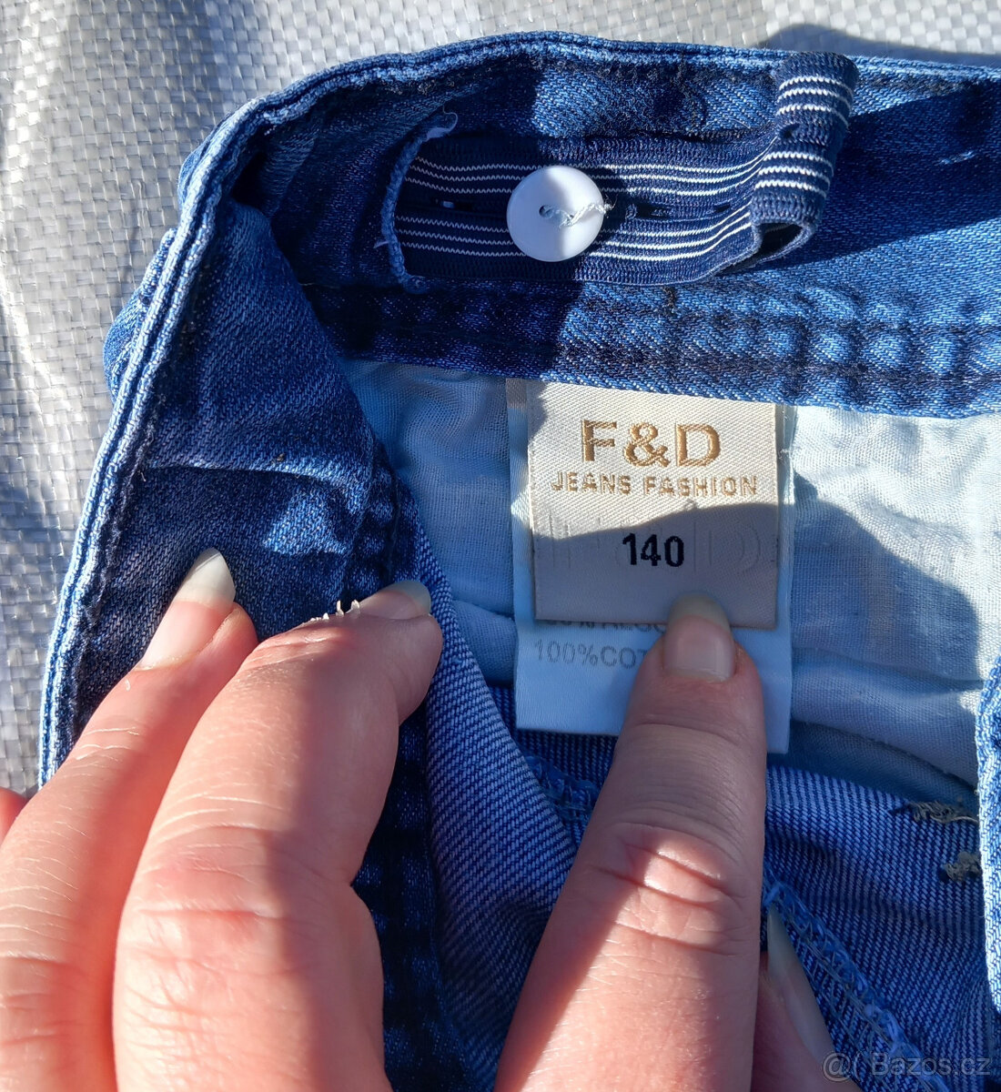 chlapecké rifle/džíny - vel. 140 - zn. F&D - 5