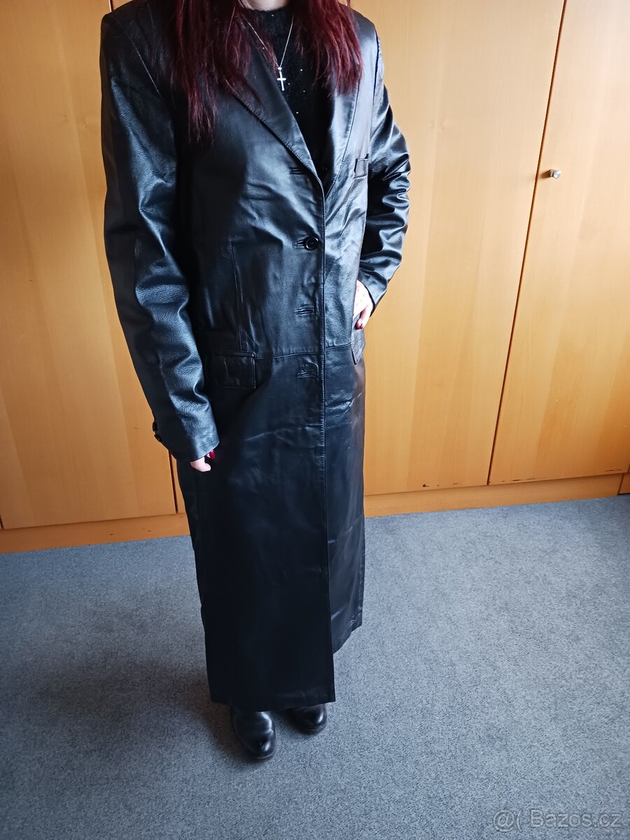 Dámský kožený kabát - 5