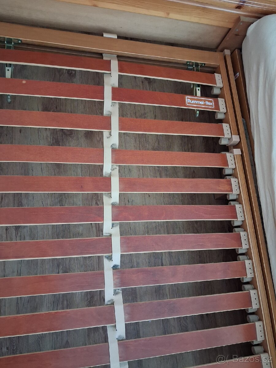 Dřevěná postel 200x200 - 5