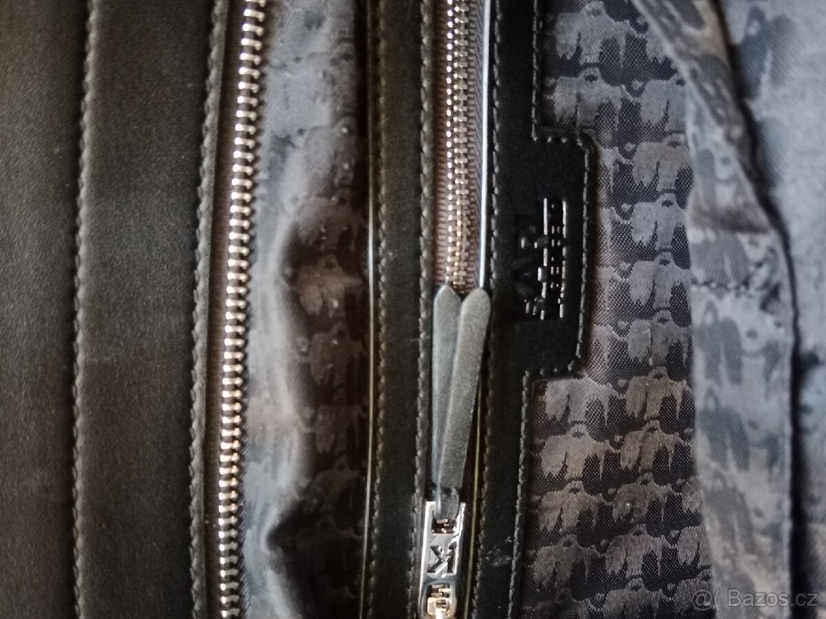 Karl Lagerfeld vysoce luxusní kožená kabelka - 5