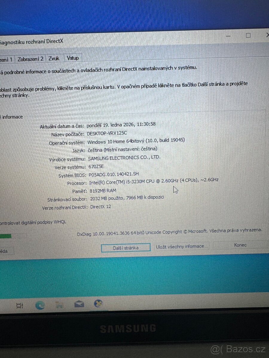 Notebook Samsung - 5